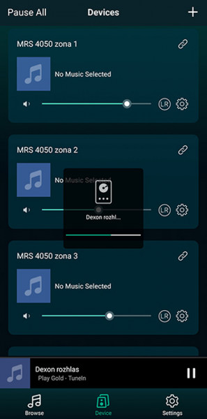 MRS 4050 multiroom systém s internetovými rádii a streamováním